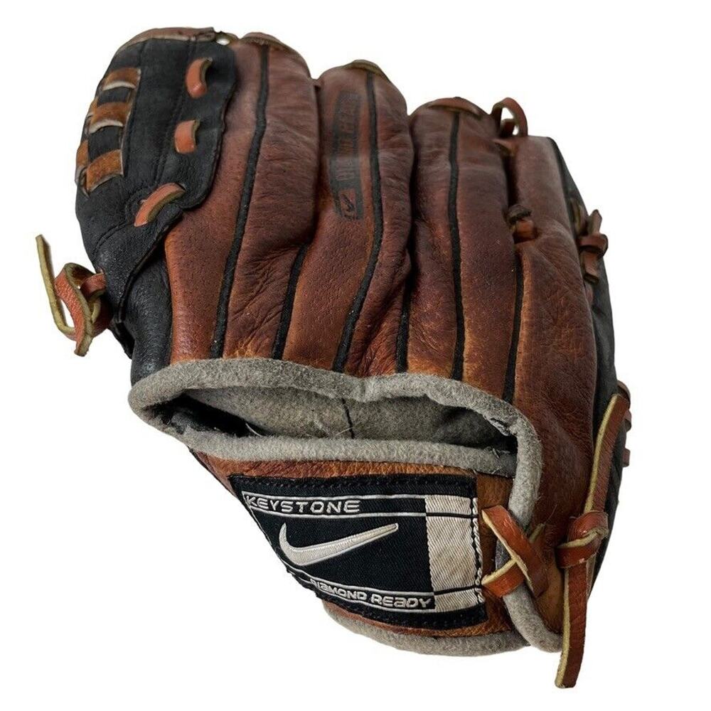 Nike Diamond Ready Keystone Youth 10" Leather Left Hand Throw Baseball Glove - Picture 14 of 16